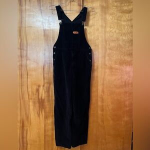 Empyre Black Corduroy Overalls